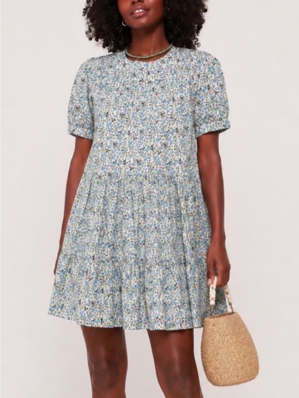 Tuckernuck Hyacinth House Floral Quinn Babydoll Dress